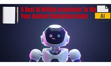 5 Best AI Writing Assistants To 10x Your Content Marketing Needs [2023]